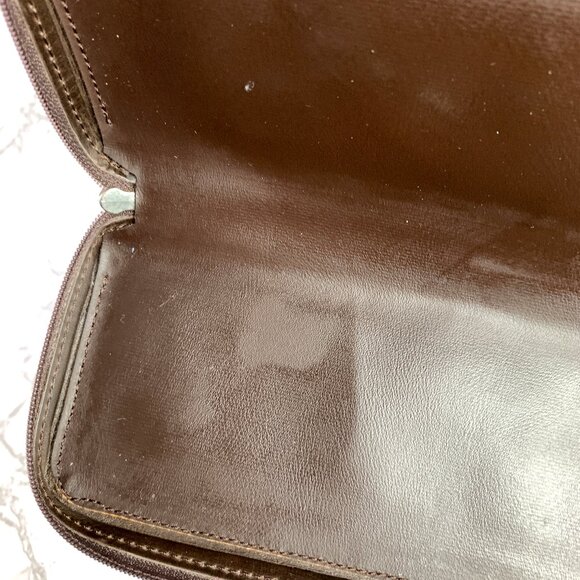 Schmincke Zipped Brown Leather Case - Picture 7 of 8